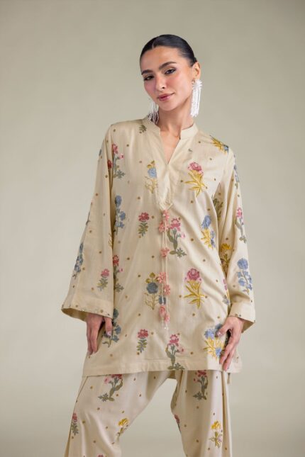 Short Silk Kurta - V2