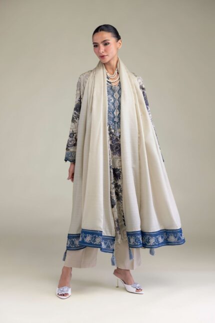 Silk Beige Pants - V1