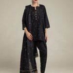 Black Silk Shalwar - V1