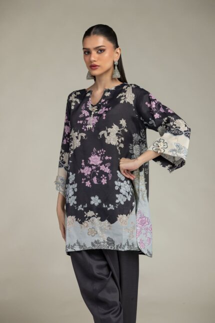 Short Black Kurta - V2