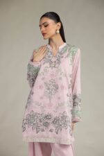 Floral Silk Kurta - V4
