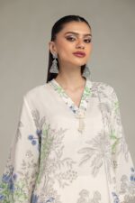 Floral V-Neck Kurta - V5