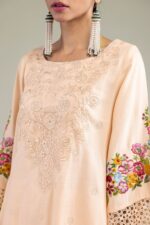 Floral Silk Kurta - V4