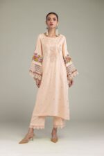 Floral Silk Kurta - V6
