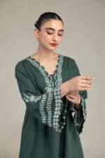 Green Floral Kurta - V7