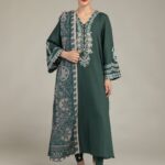 Green Silk Shalwar - V1