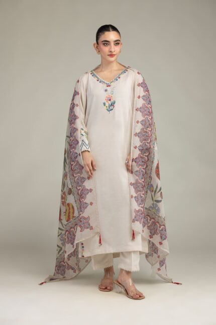Raw Silk Pants - V1