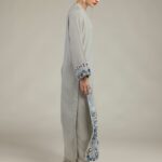 Gray Silk Shalwar - V1