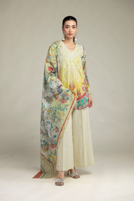 Short Floral Kurta - V1