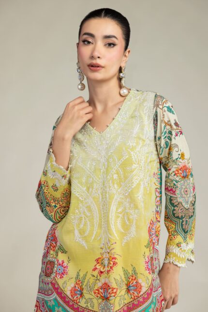 Short Floral Kurta - V2