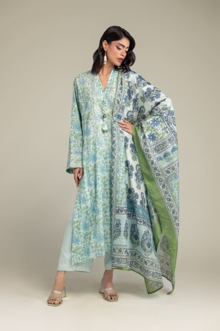 Long Floral Kurta - V1