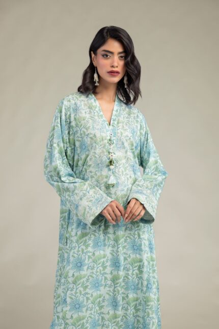 Long Floral Kurta - V2
