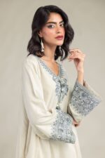 Floral V-Neck Kurta - V4