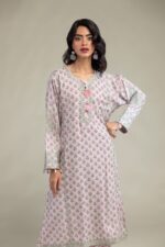 Floral Silk Kurta - V5