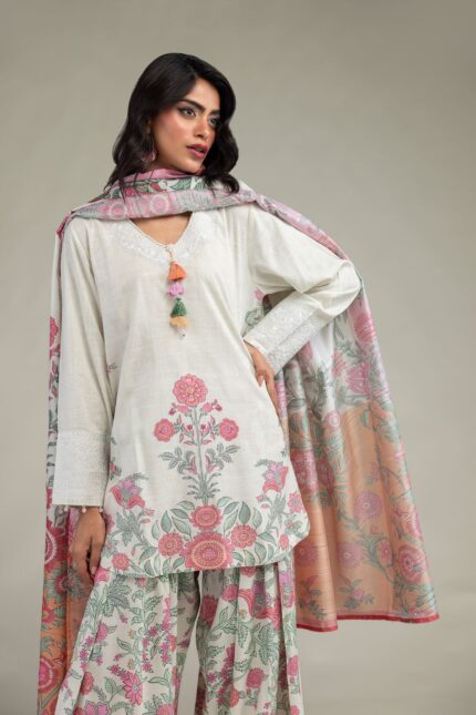 Short Silk Kurta - V1