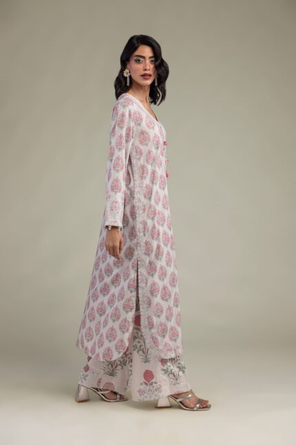 Silk Floral Pants - V2