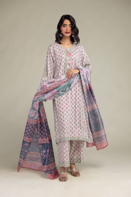 Floral Silk Pants - V1