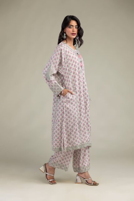 Floral Silk Pants - V2