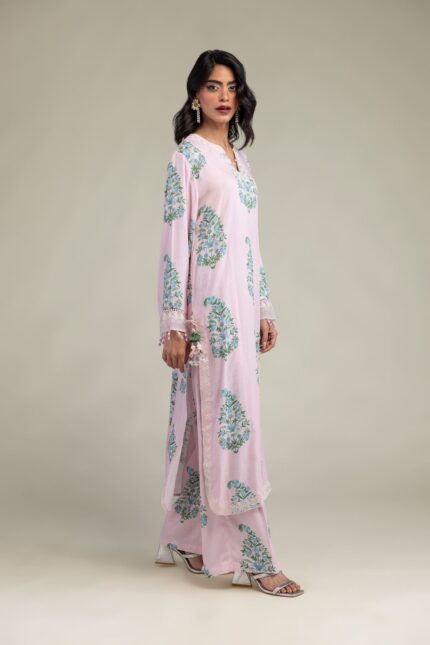 Floral Pink Pants - V2