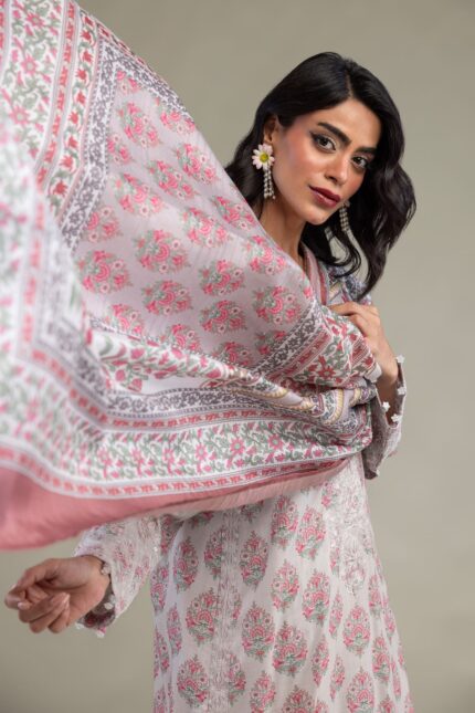 Floral Mesuri Dupatta - V2