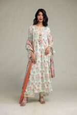 Floral Mesuri Dupatta - V6