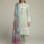 Floral Silk Kurta - V1