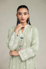 Floral Silk Kurta - V6
