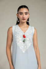 Sleeveless V-Neck Kurta - V3