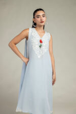 Sleeveless V-Neck Kurta - V4