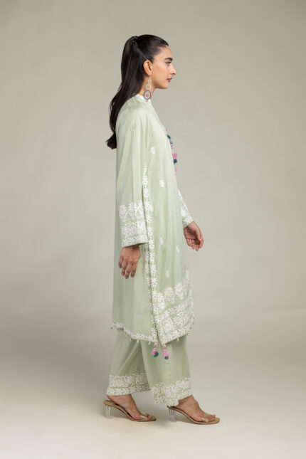 Floral Silk Pants - V2