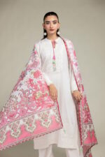 Floral Silk Dupatta - V1