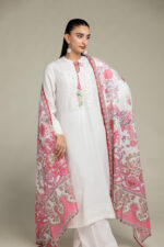 Floral Silk Dupatta - V2
