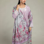 Floral Silk Dupatta - V1