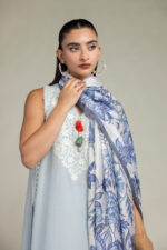 Floral Silk Dupatta - V2