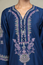 Navy Longline Kurta - V6