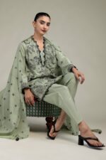 Floral Silk Kurta - V1