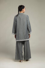 Gray Silk Kurta - V9