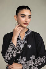 Black Silk Kurta - V2