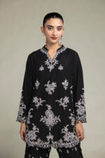 Black Silk Kurta - V3