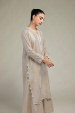 Paisley Beige Kurta - V6