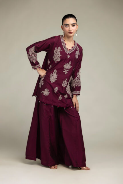 Silk Solid Pants - V2
