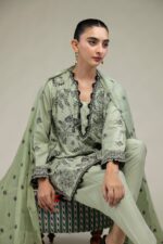 Floral Cotton Dupatta - V2