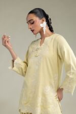 Silk V-Neck Kurta - V2