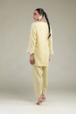 Silk V-Neck Kurta - V8