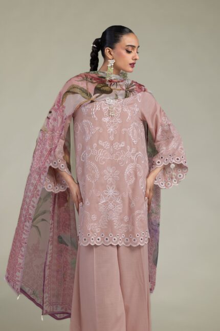 Floral Silk Kurta - V1
