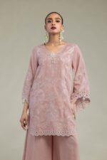 Floral Silk Kurta - V4