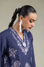 Floral V-Neck Kurta - V5