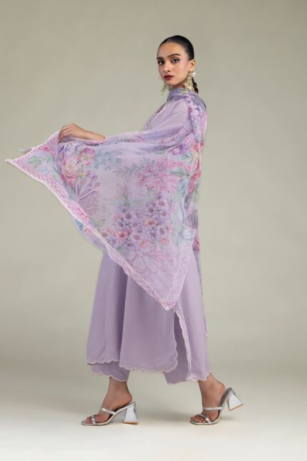 Silk Solid Pants - V1