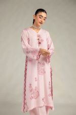 Pink Longline Kurta - V2