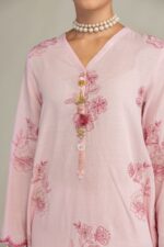 Pink Longline Kurta - V4